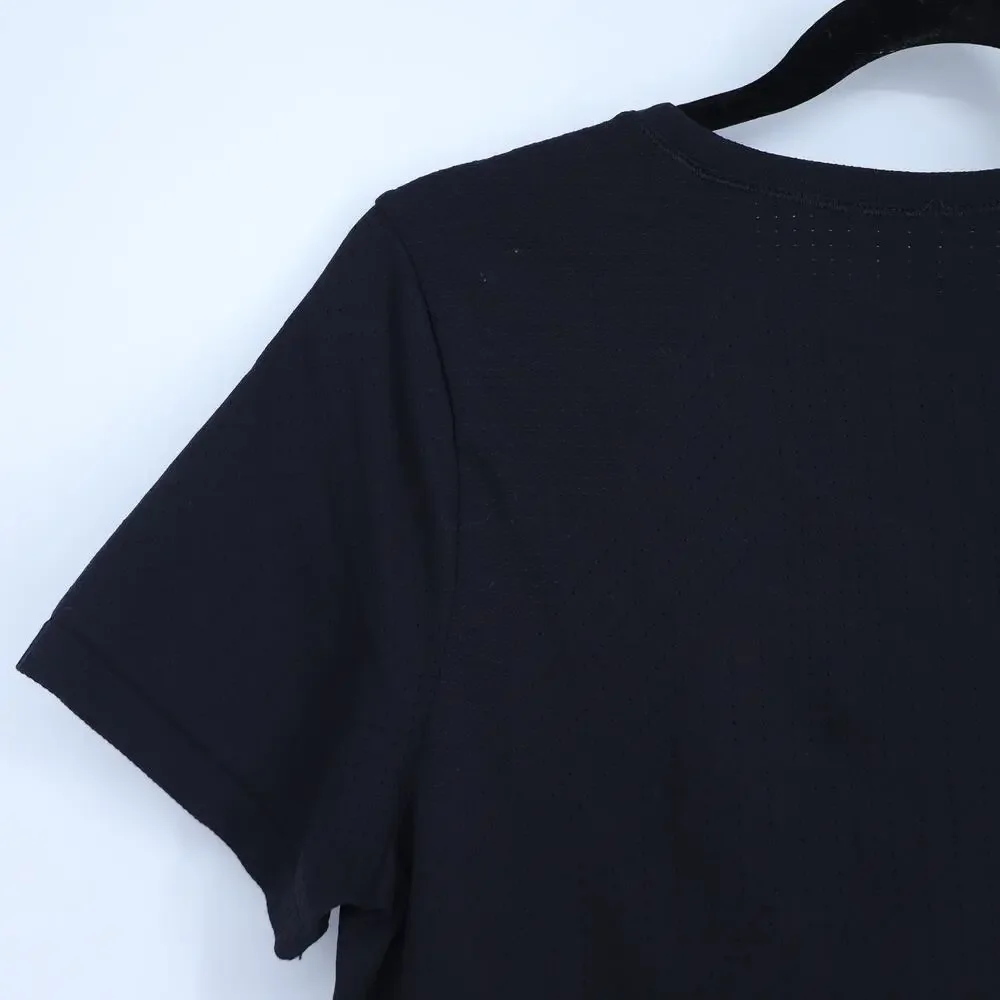 Lululemon Breeze By Short Sleeve Black Crew Neck Running Active Women's 4